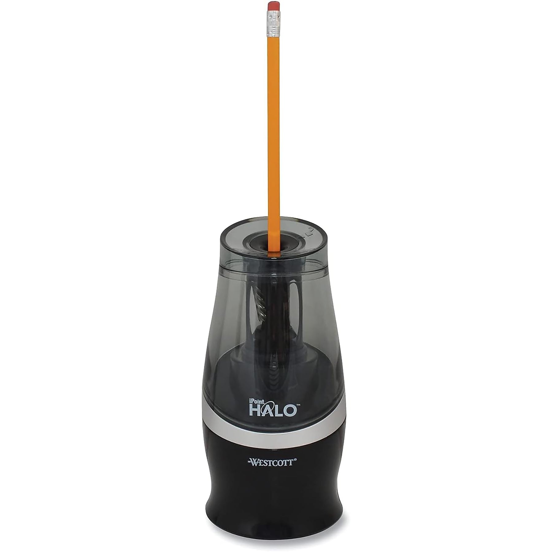 iPoint Halo Electric Pencil Sharpener, Black