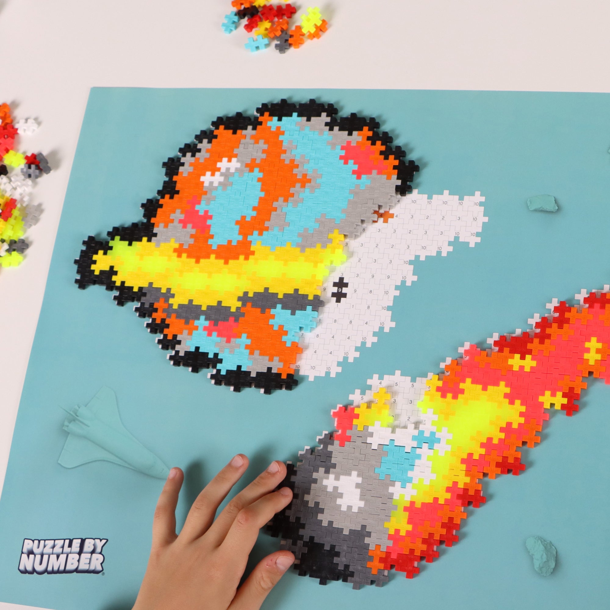 Building Blocks Puzzle By Number, Space, 500 Piece