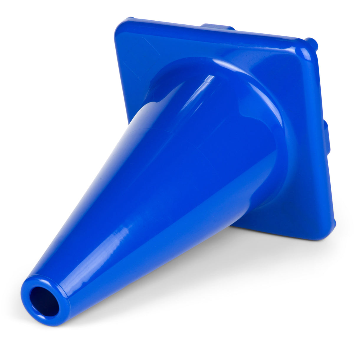 Hi-Visibility Flexible Vinyl Cone, weighted, 12", Royal Blue