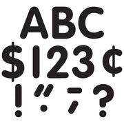 Black Classic 4" Letters Uppercase Pack