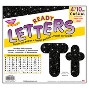 Black Sparkle 4" Casual Combo Ready Letters®