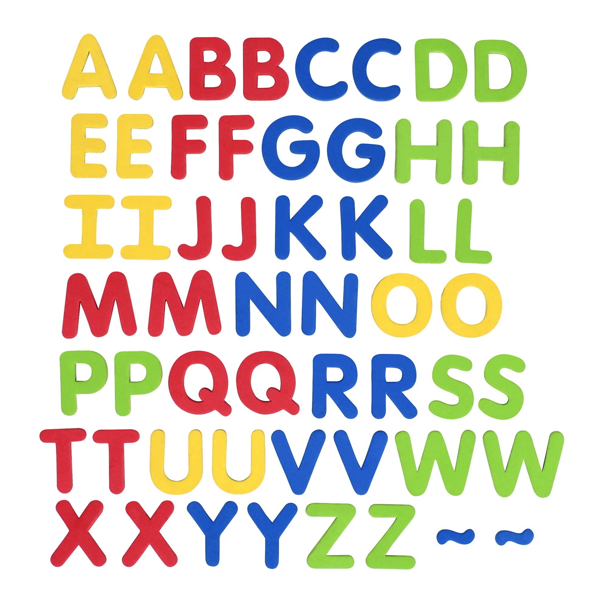 Magnetic Alphabet, Uppercase, 54 Per Set, 2 Sets
