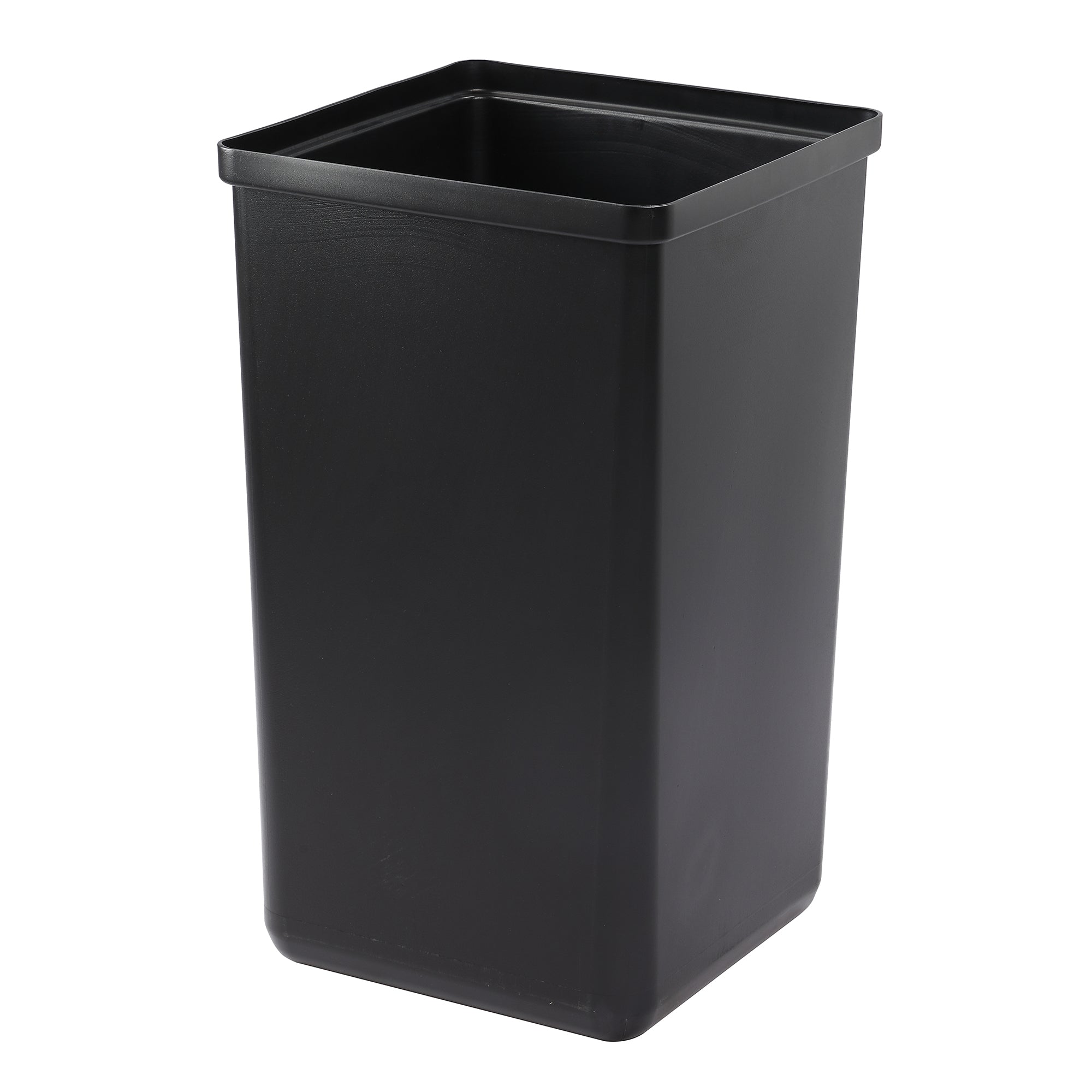 Square Recycling Bin – 29 Gallons - Blue Can, Mixed Opening Lid