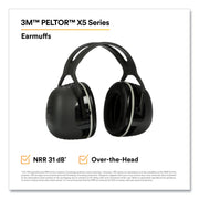 Noise, Noise Reduction Rating Protection - Steel, Steel - Black - Lightweight, Comfortable, Cushioned, Adjustable Headband, Durable - 1 Each