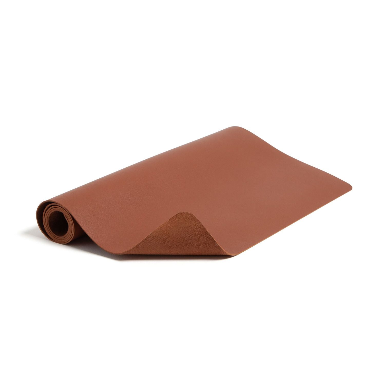 Smead Waterproof Desk Pad, Rectangular, 17" x 36", Vegan Leather, Faux Suede Backing, Saddle, 1 Each