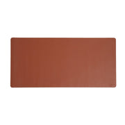 Smead Waterproof Desk Pad, Rectangular, 17" x 36", Vegan Leather, Faux Suede Backing, Saddle, 1 Each
