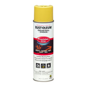 Industrial Choice White M1800 Marking Paint Spray - Aerosol - High Visibility Yellow - 1.06 lb - 12 / Carton