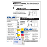 First Aid Only SmartCompliance 2021 Conversion Kit, Clear, 1 Each