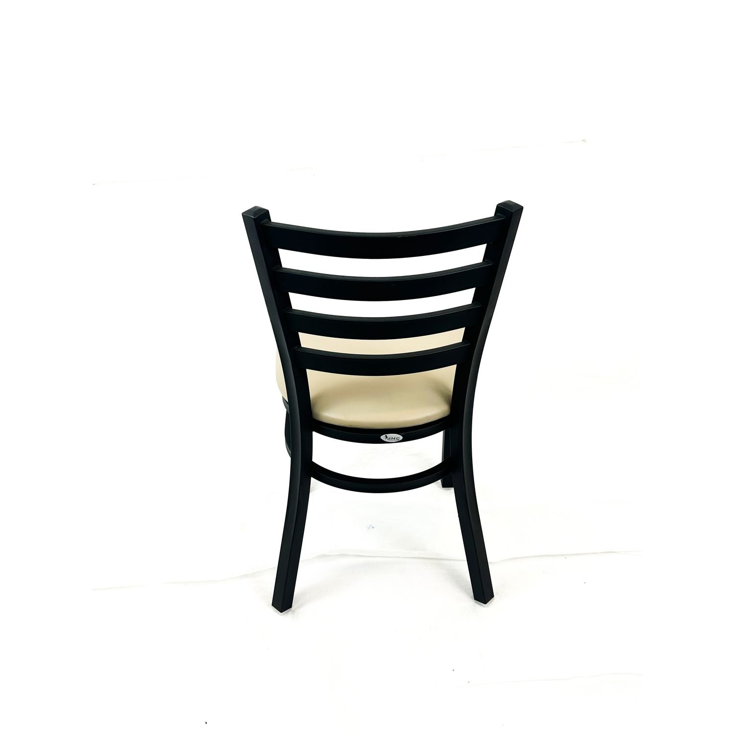 White Horse Series Side Chairs, Supports Up to 300 lb, 18" Seat Height, Taupe Seat, Black Back, Black Base