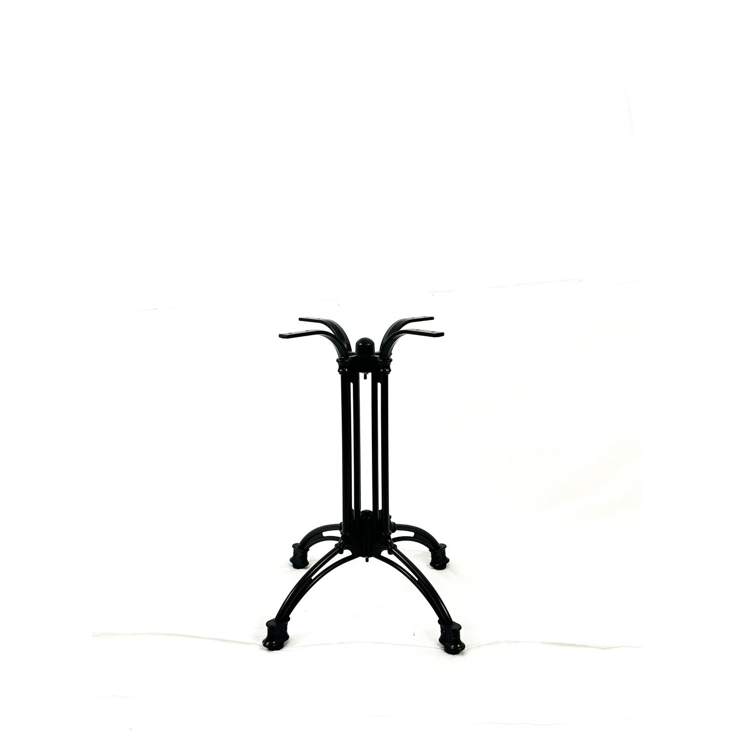 Solid Wood Tables, Cast Iron Base, Square, 36w x 36d x 29.75h, Natural