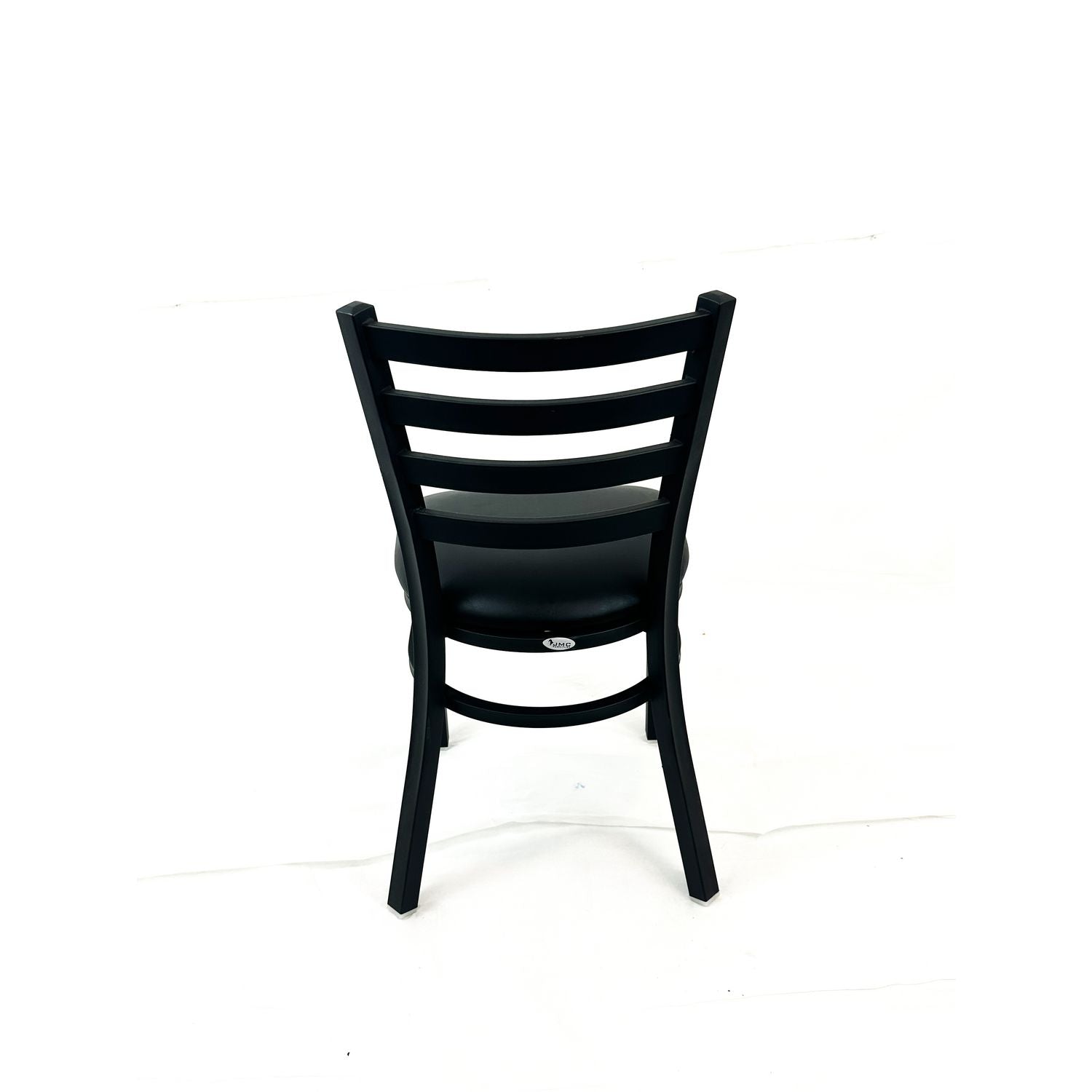 White Horse Series Side Chairs, Supports Up to 300 lb, 18" Seat Height, Black Seat, Black Back, Black Base