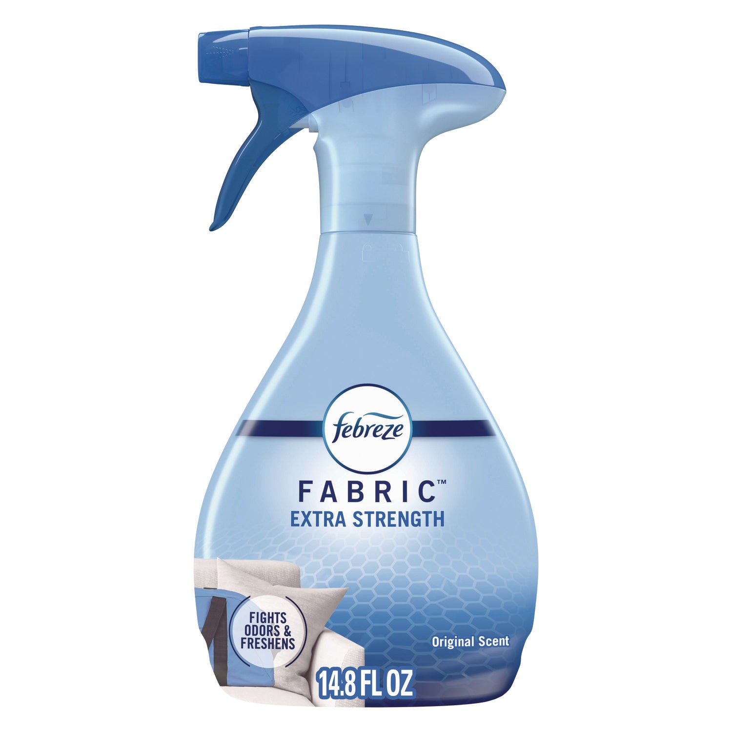 Febreze ExtraStren. FabricRefresh - For Multipurpose - Spray - 14.8 fl oz (0.5 quart) - Original, Clean Scent - Recommended For: Odor Remover - Freshen, Deodorize - Blue - 1 Each