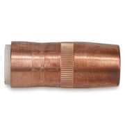 MIG Gun Nozzle, Centerfire Style, 5/8 Inch Bore, Flush Tip