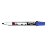 Paint Marker, Poly/Reversible Bullet/Bullet Tip, Blue, 10 ml
