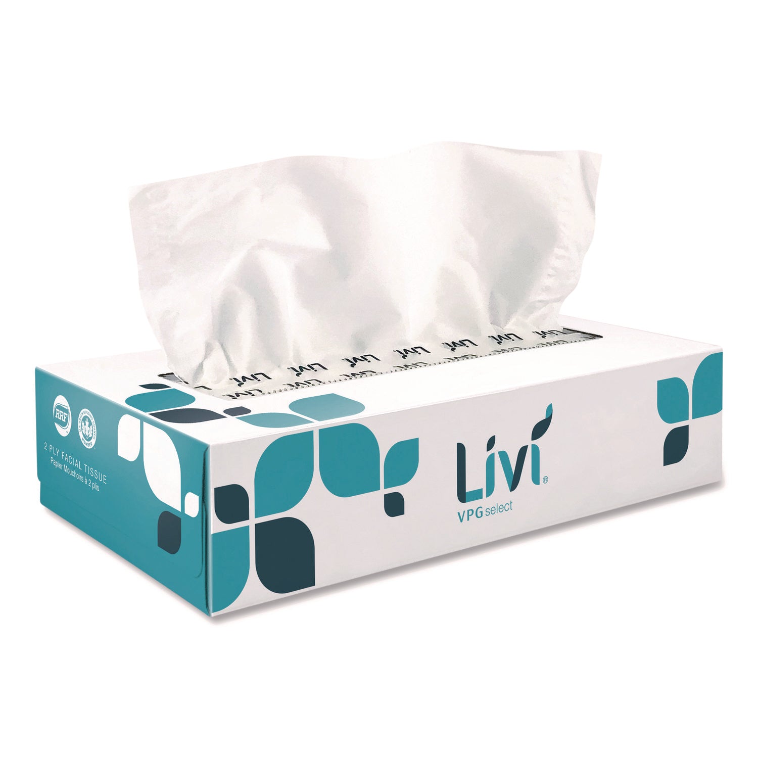 2 Ply - 8.37" Width x 8.07" Length - White - Virgin Fiber - 100/Box - 30 / Carton