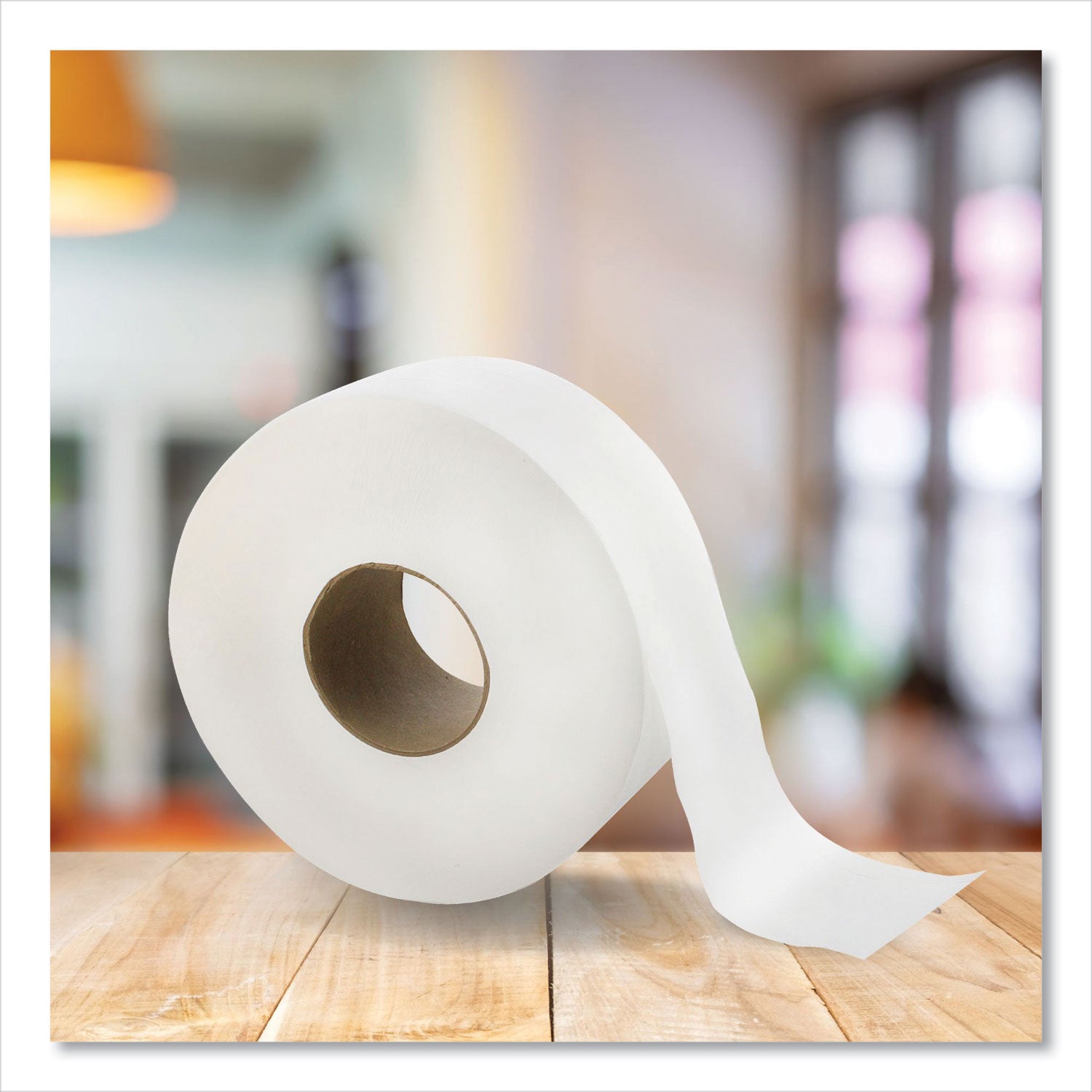 2 Ply - 3.30" Width x 1000 ft Length - White - Virgin Fiber - 12 / Carton