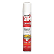 BIN Aerosol Primer with Turbo Spray System, Interior, Flat White, 26 oz Aerosol Can, 6/Carton