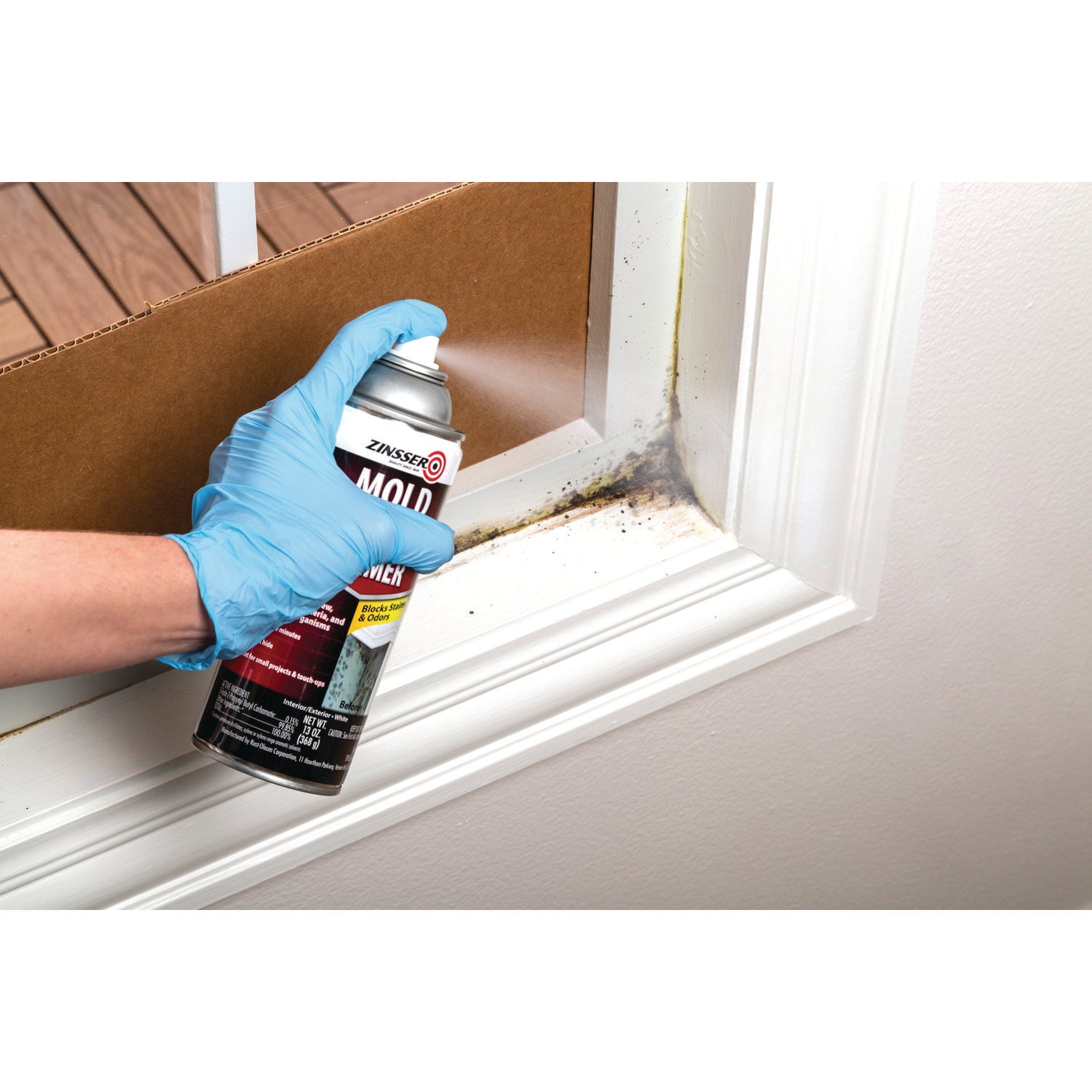 Zinsser Mold Killing Primer, White, 1 Each