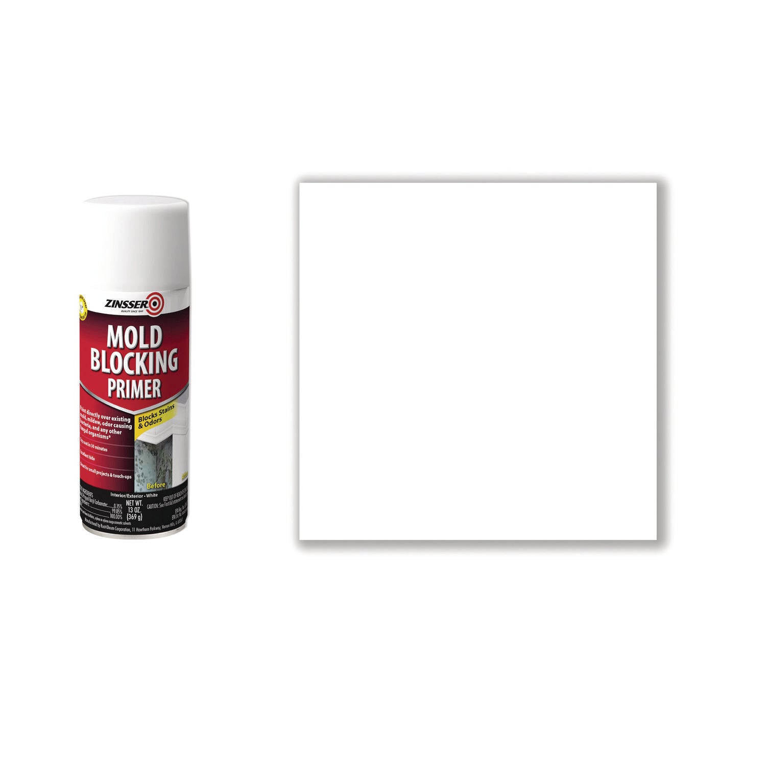 Zinsser Mold Killing Primer, White, 1 Each