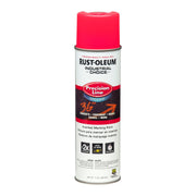 Industrial Choice M1800 System Water-Based Precision Line Marking Paint, Flat Fluorescent Pink, 17 oz Aerosol Can, 12/Carton