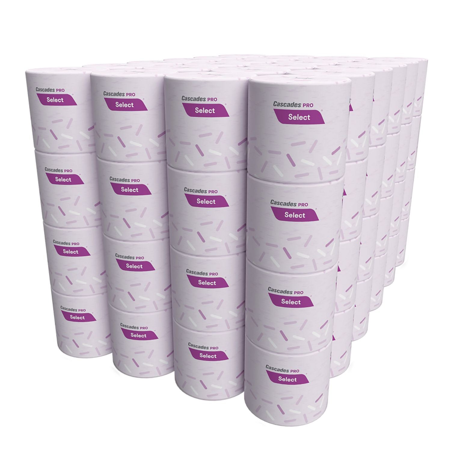 Select Standard Bath Tissue, 1-Ply, White, 1,000 Sheets/Roll, 96 Rolls/Carton