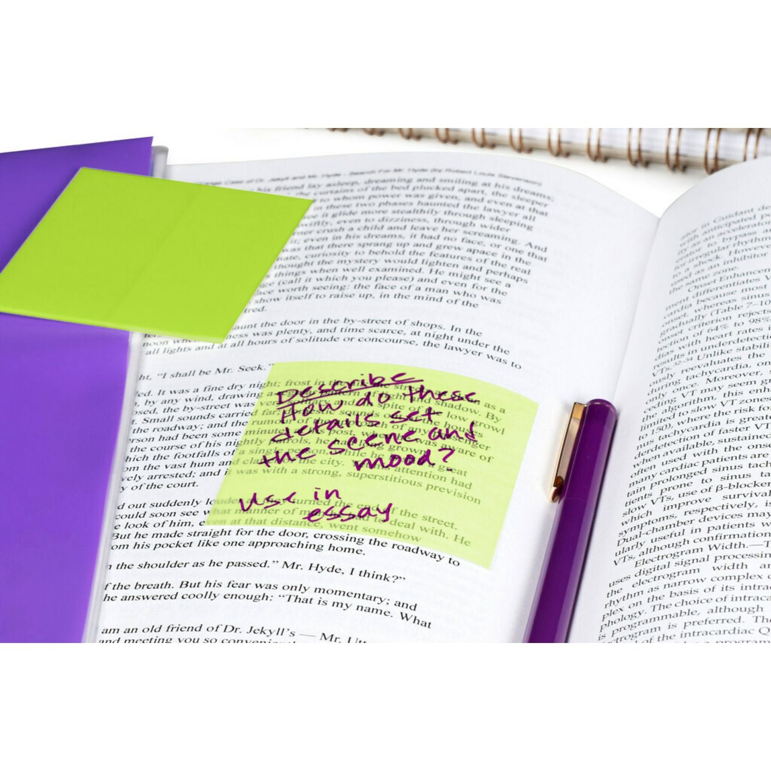 2 4/5" Flag/Note Width x 2 4/5" Flag/Note Length - Square - 36 Sheets per Pad - Pink, Green, Orange - Sticky, Repositionable, Adhesive, Removable - 1 Pack