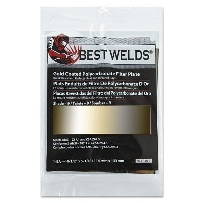 Filter Plate, 4.5 Inch x 5.25 Inch Window, Gold/9