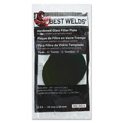 Glass Filter Plate, 50 MM Window, Shade 5, Glass, Green