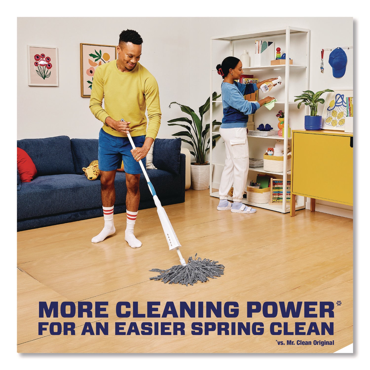 Mr. Clean Multi-Surface Cleaner, Concentrate, Liquid, Meadows & Rain Scent, Phosphate-Free, Green, 64 fl oz (2 quart), 1 Bottle
