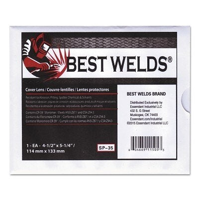 Cover Lens, 4-1/2 Inch x 5-1/4 Inch Window, Clear