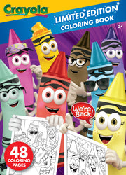 Crayola Coloring Book, Retired Crayola Colors Coloring Set,  48 Pages, Gift for Kids