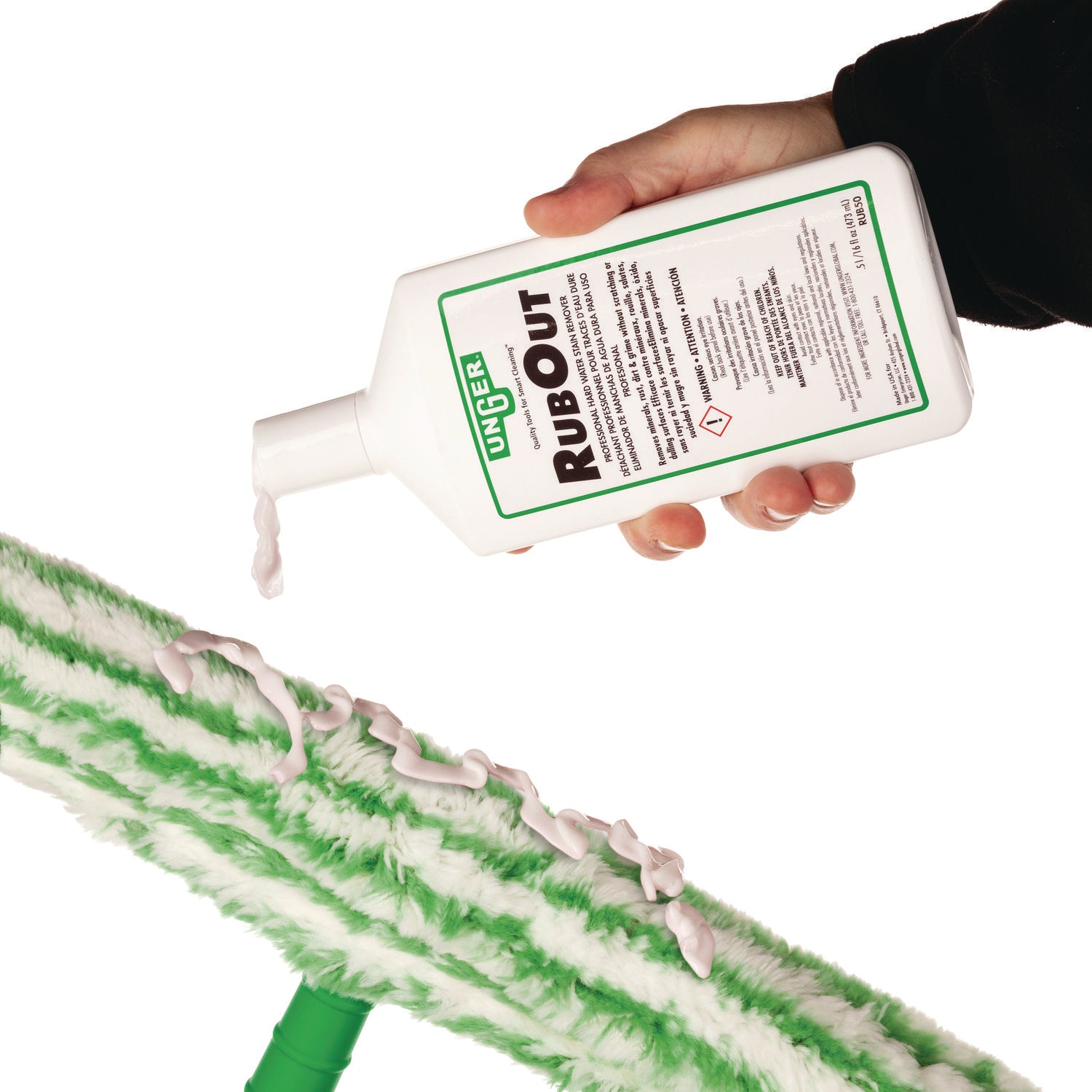 RubOut Glass Cleaner, 16 oz Bottle
