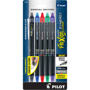 FriXion Erasable Gel Pens, 0.5 mm Extra Fine, Retractable, Assorted Ink, 5 Pack