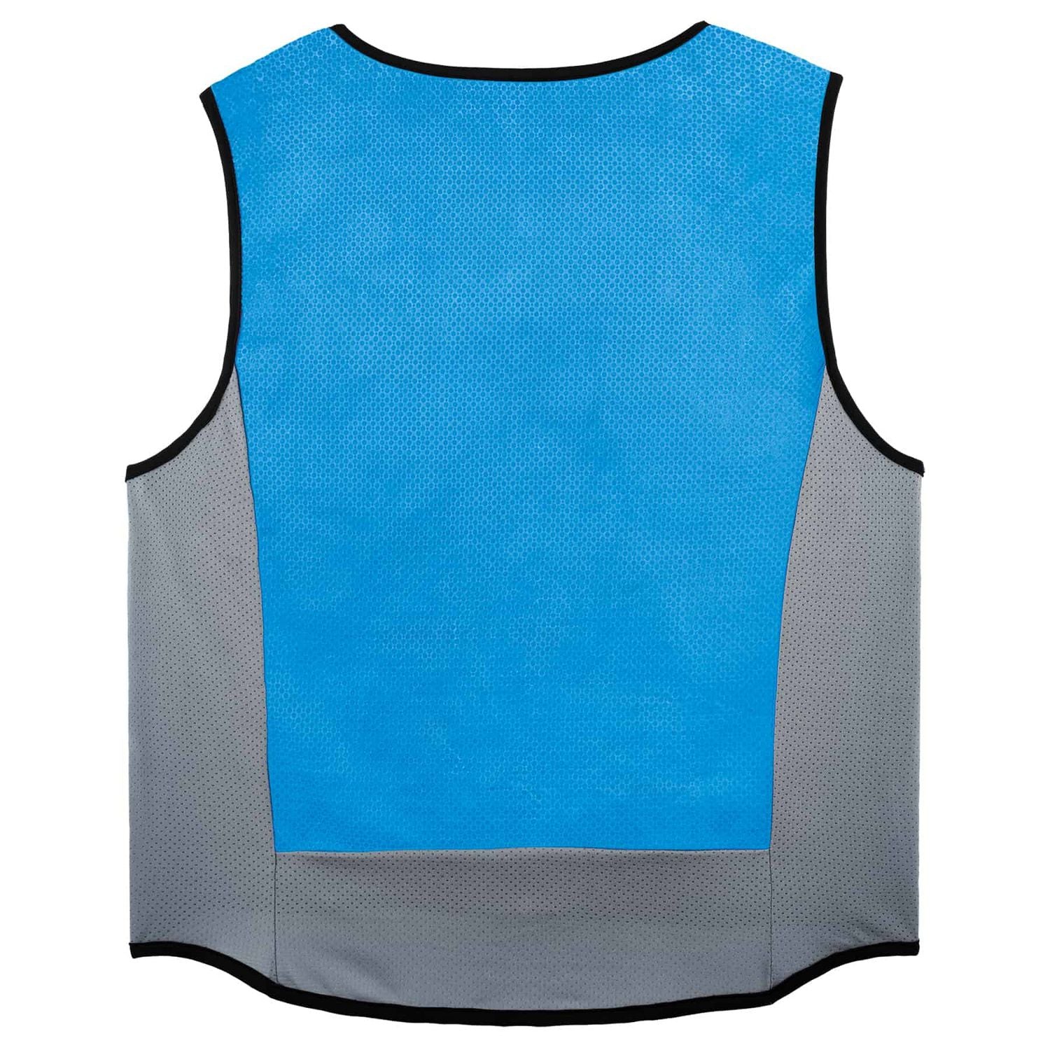 Ergodyne Chill-Its 6667 Wet Cooling Vest, 3X-Large, Blue, Zipper Closure, Nylon/Polyester/Spandex/PVA, Machine Washable, Breathable, Lightweight, Moisture Resistant, 1 Each