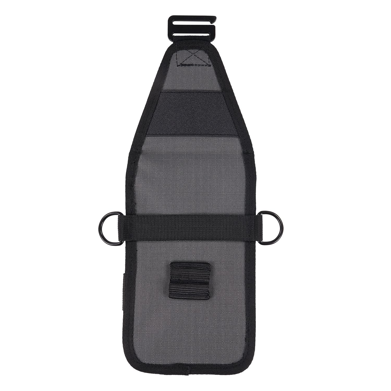 Arsenal 5568 Belt Loop Tool Pouch with Device Holster, 4 Compartments, 5 x 2 x 8.5, Polyester, Gray