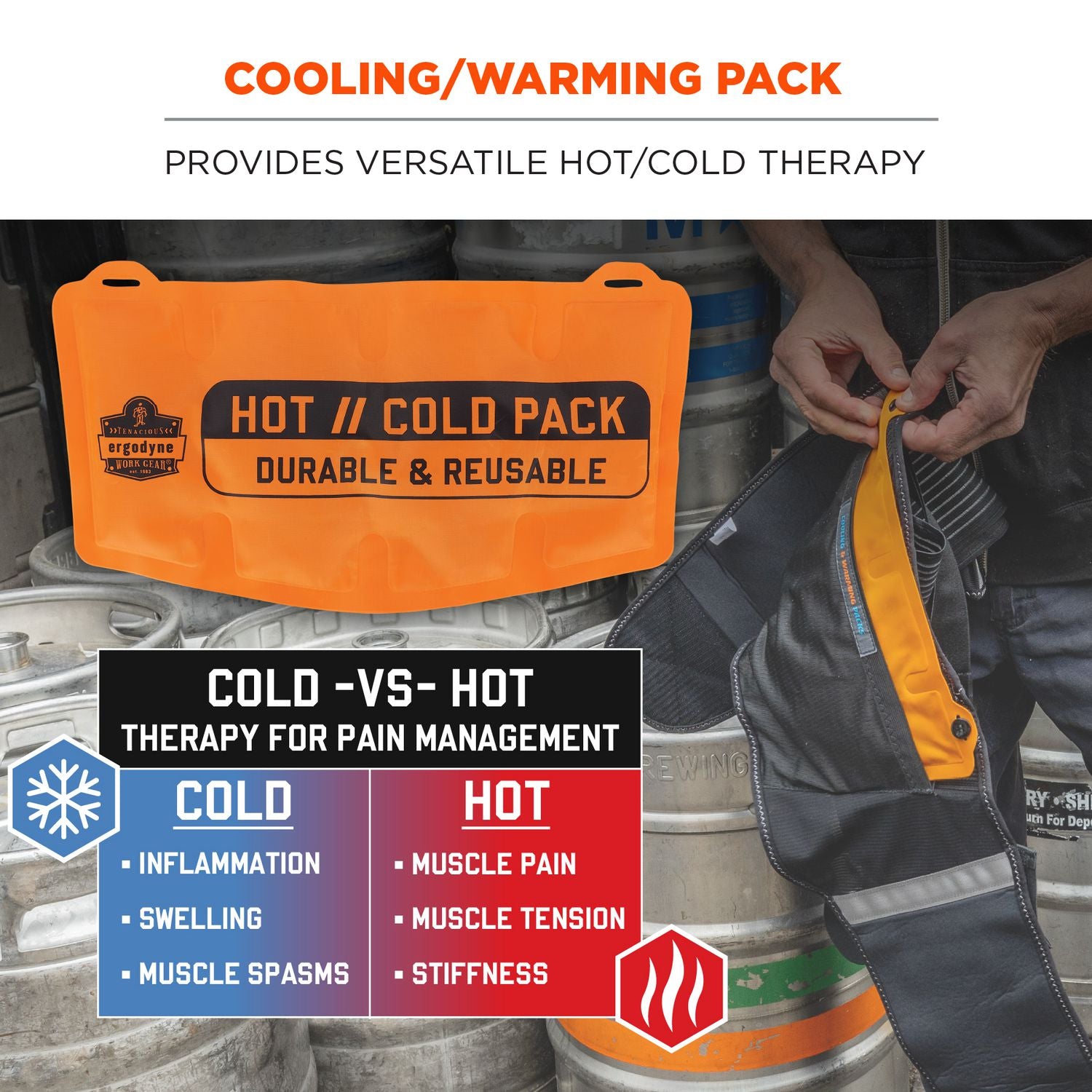 ProFlex 6275 Reusable Hot/Cold Pack Replacement, 13 x 6.7, 2/Pack