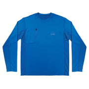 Ergodyne 6689 Cooling Long-Sleeve Shirts - Medium Size - Fabric, MicroFiber, Polyester, Spandex - Blue