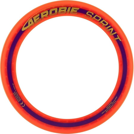 Aerobie Sprint Ring Outdoor Flying Disc  10 Inches  Orange