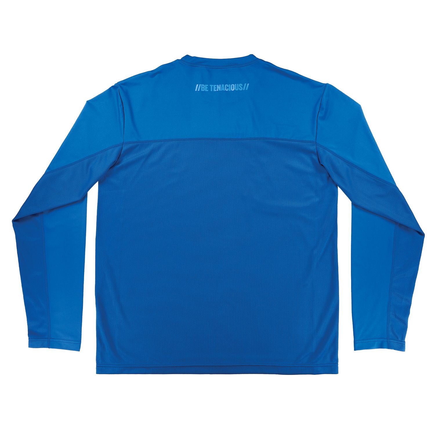 Ergodyne 6689 Cooling Long-Sleeve Shirts - 3XL Size - Fabric, MicroFiber, Polyester, Spandex - Blue