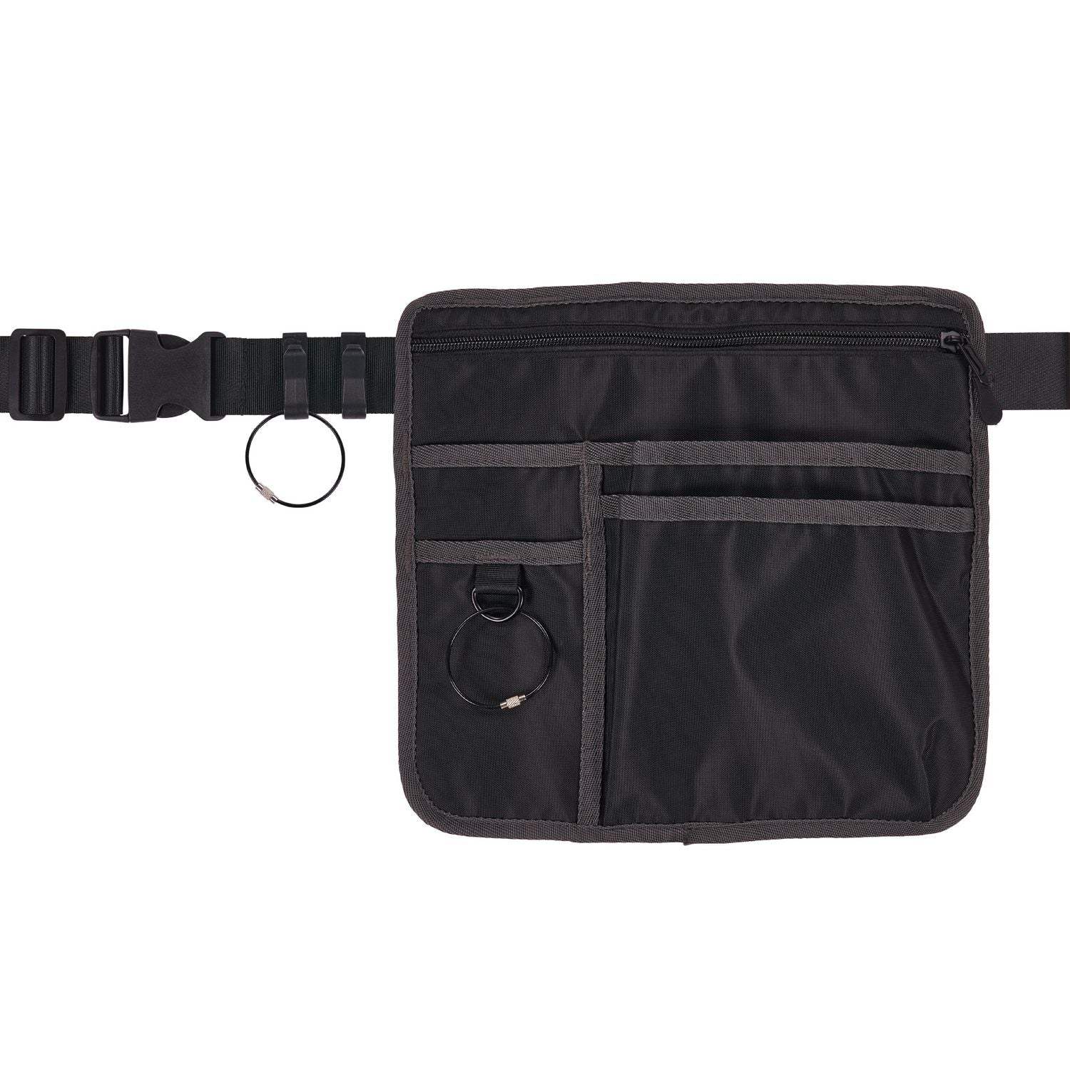 Water Resistant Exterior, Water Resistant, Abrasion Resistant Exterior, Abrasion Resistant, Water Proof - Mesh, Polyester, Nylon Body - Waistband, Belt Clip, Ring - 10" Height x 11" Width - 1 Each