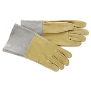 Welding Gloves, Large, Unlined Lining, Pearl Gray