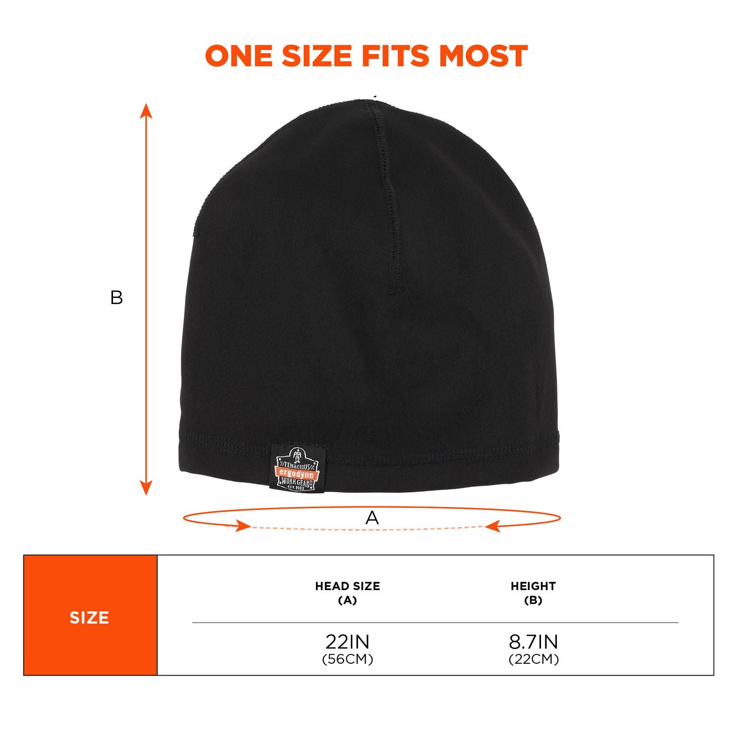 Polyester, Spandex - Black