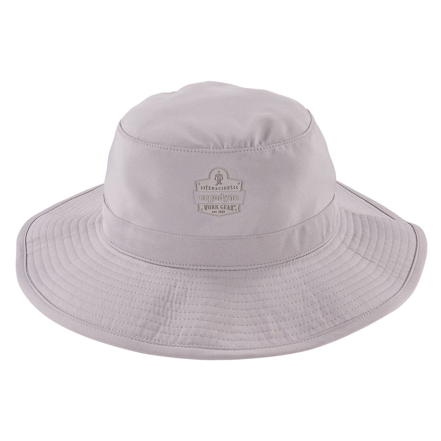 Ergodyne 8939 Cooling Bucket Hat, Polyester/Spandex, Gray, One Size Fits Most, 1 Each