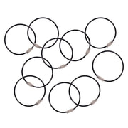 Iron, Steel - Black - Durable, Corrosion Resistant, Twist Lock - 10 / Pack