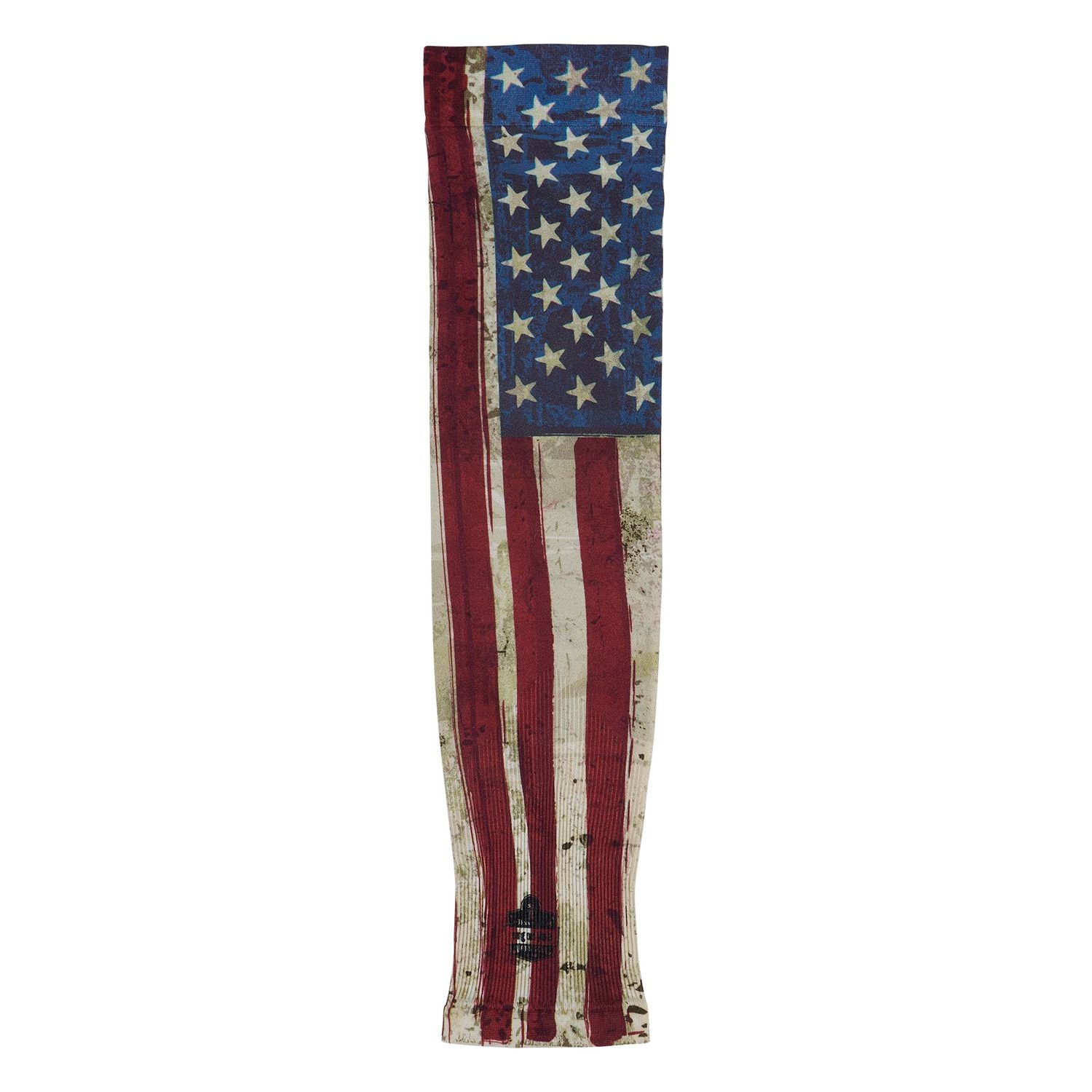 Ergodyne 6695 Sun Protection Arm Sleeve, American Flag, Medium/Large, Stretchable, Comfortable, Moisture Wicking, Anti-odor, Machine Washable, UV Protection, 1 Each