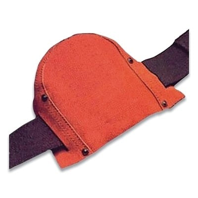 Knee Pad, Leather, Adjustable Strap, Brown, Pressure