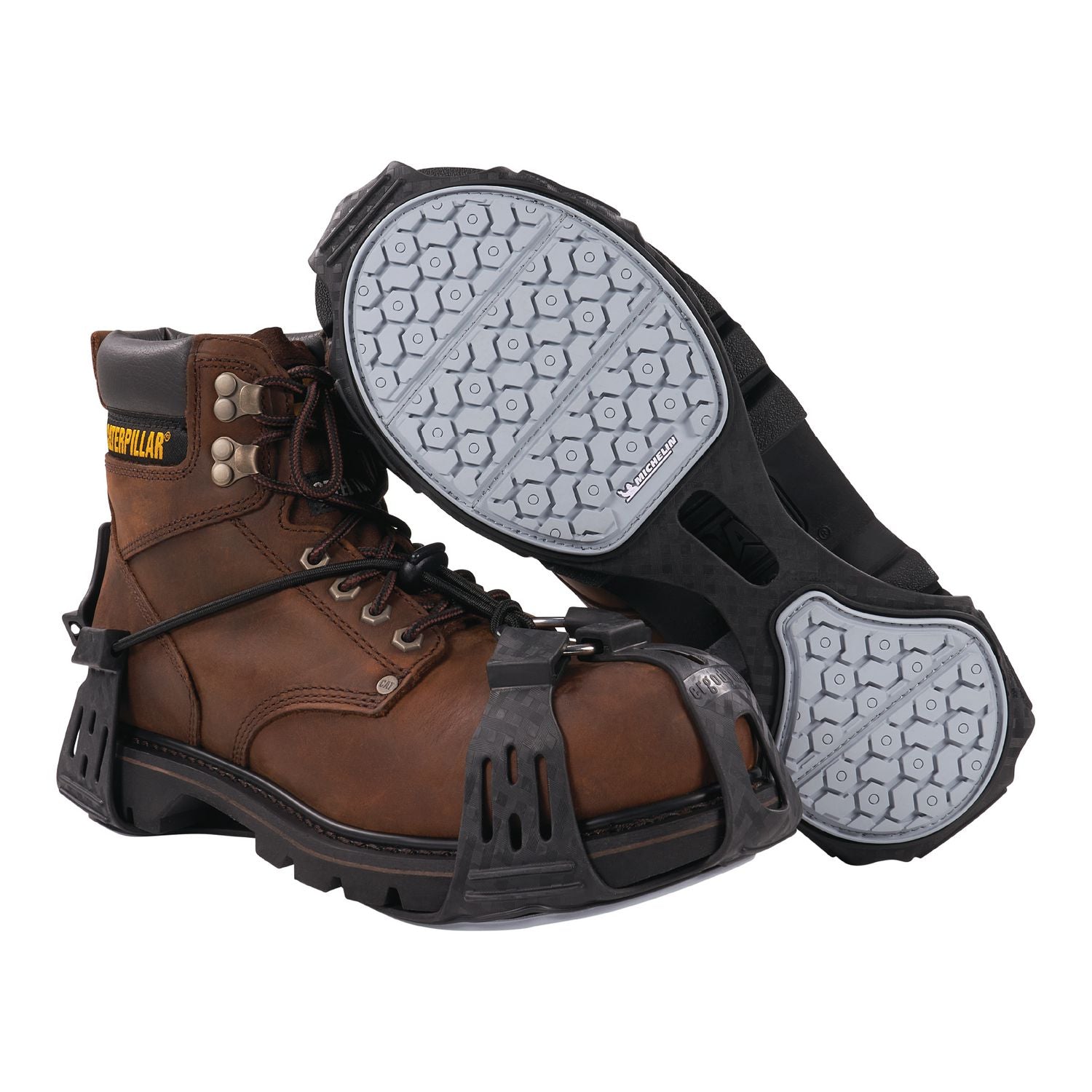 Ergodyne Trex 6326 Spikeless Traction Devices, Small, Black, Rubber, 2 Pairs