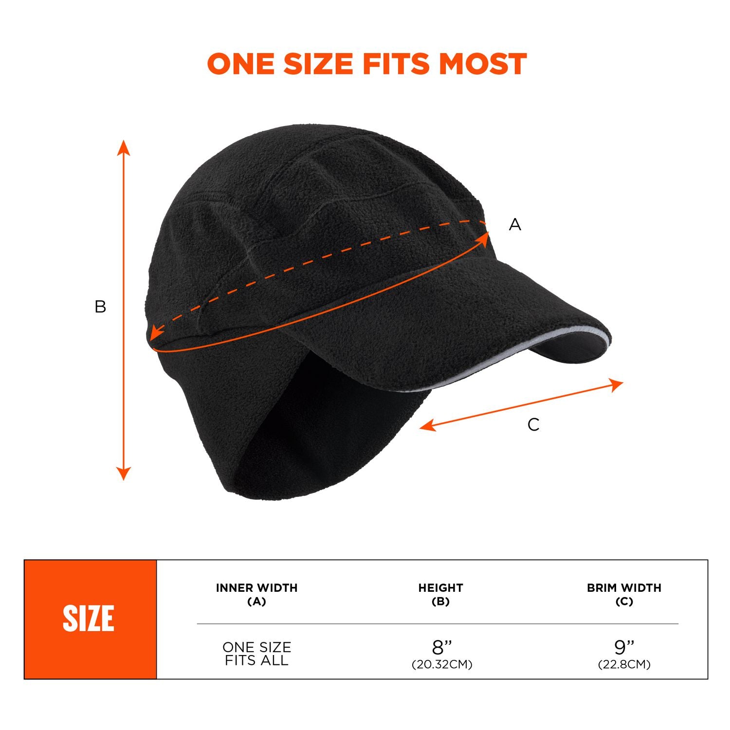 Fleece, Elastic - Black