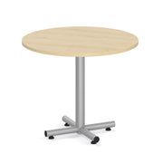 OfficeSource OS Reception Tables 36" Round Top - Requires Base - Maple