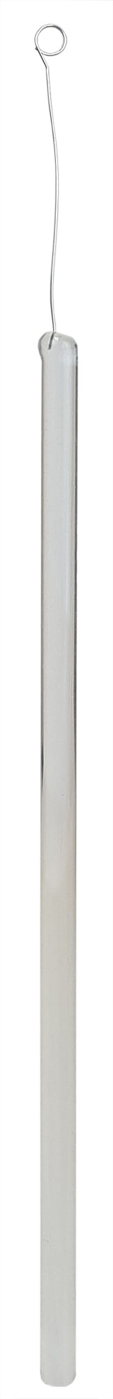 Inoculating Needle with glass handle platinum needle with loop 28 gauge x 5cm.